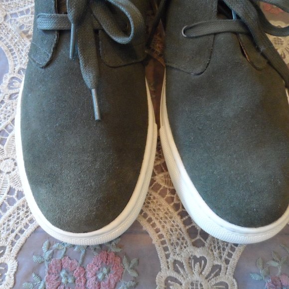 New Ralph Lauren Polo Men Moss Green Suede Chukka Boots SIze 11